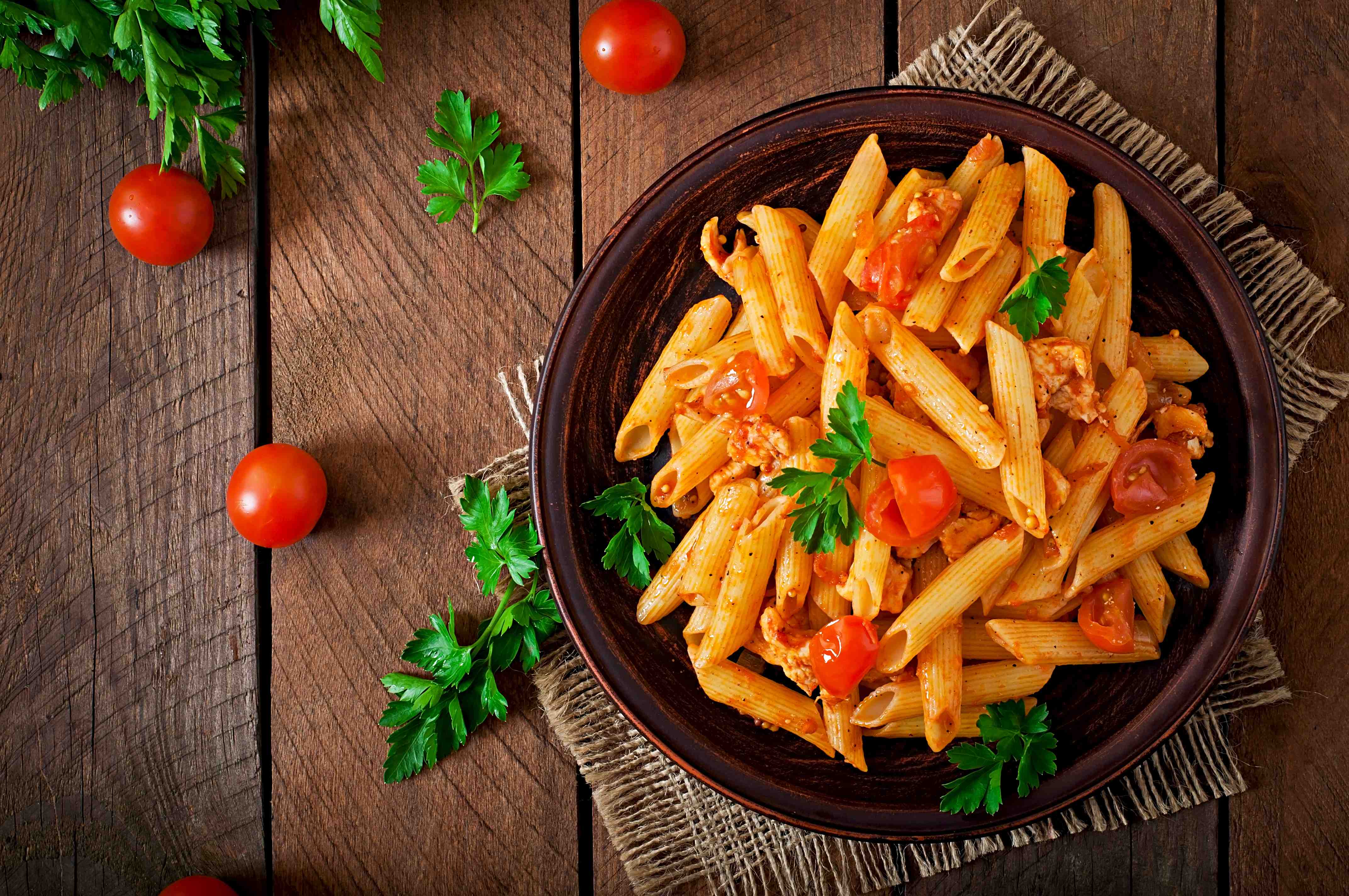 variety of food